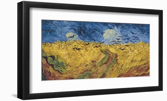 Wheatfield with Crows, 1890-Vincent van Gogh-Framed Giclee Print