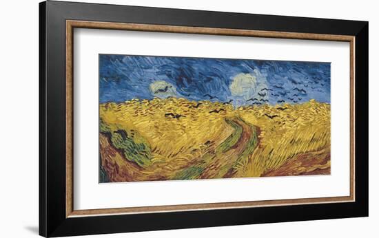 Wheatfield with Crows, 1890-Vincent van Gogh-Framed Giclee Print