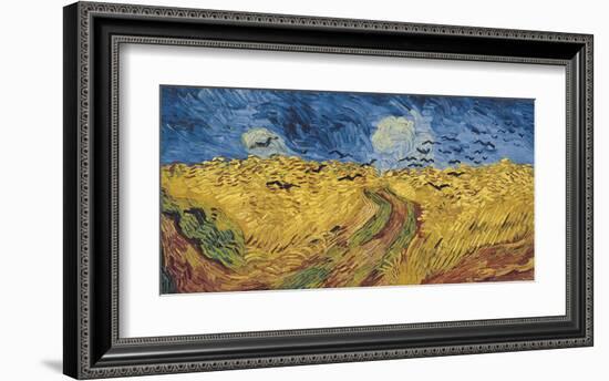 Wheatfield with Crows, 1890-Vincent van Gogh-Framed Giclee Print