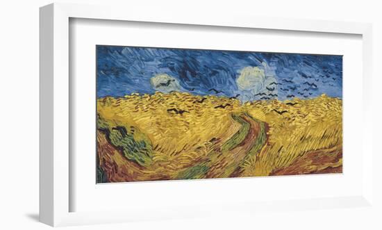 Wheatfield with Crows, 1890-Vincent van Gogh-Framed Giclee Print