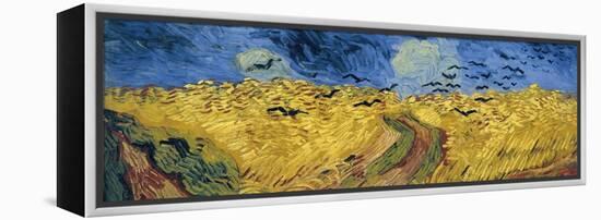 Wheatfield with Crows, 1890-Vincent van Gogh-Framed Premier Image Canvas