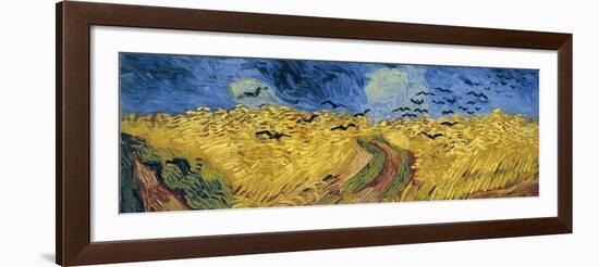 Wheatfield with Crows, 1890-Vincent van Gogh-Framed Giclee Print