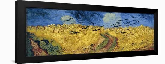 Wheatfield with Crows, 1890-Vincent van Gogh-Framed Giclee Print