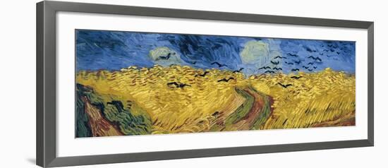 Wheatfield with Crows, 1890-Vincent van Gogh-Framed Giclee Print