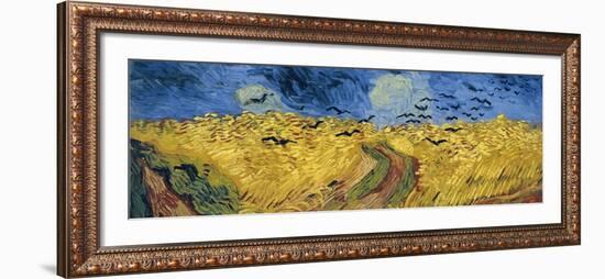 Wheatfield with Crows, 1890-Vincent van Gogh-Framed Giclee Print