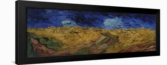 Wheatfield with Crows, 1890-Vincent van Gogh-Framed Giclee Print