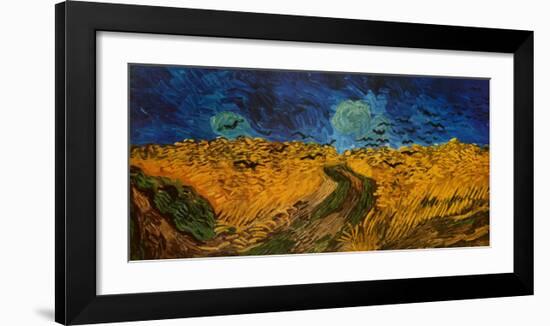 Wheatfield with Crows, c.1890-Vincent van Gogh-Framed Art Print