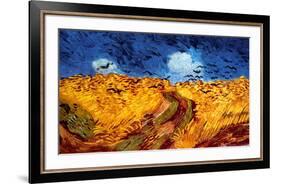Wheatfield with Crows, c.1890-Vincent van Gogh-Framed Art Print