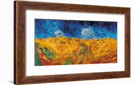 Wheatfield with Crows, c.1890-Vincent van Gogh-Framed Giclee Print