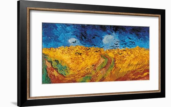 Wheatfield with Crows, c.1890-Vincent van Gogh-Framed Giclee Print