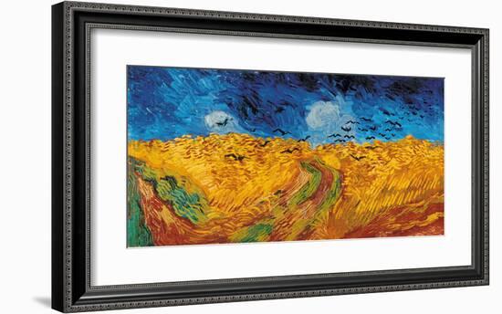 Wheatfield with Crows, c.1890-Vincent van Gogh-Framed Giclee Print