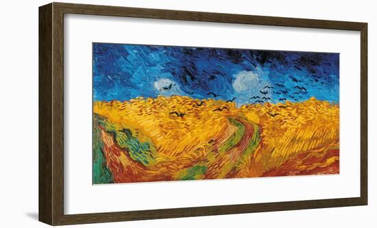 Wheatfield with Crows, c.1890-Vincent van Gogh-Framed Giclee Print