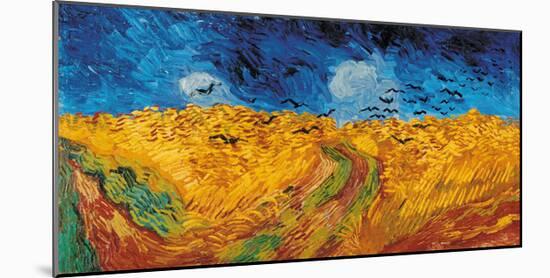 Wheatfield with Crows, c.1890-Vincent van Gogh-Mounted Giclee Print