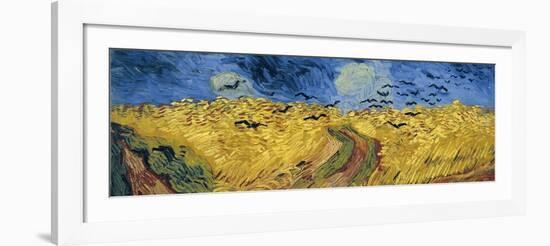 Wheatfield with Crows-Vincent van Gogh-Framed Giclee Print