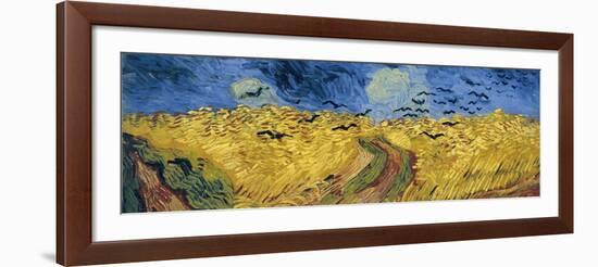 Wheatfield with Crows-Vincent van Gogh-Framed Giclee Print