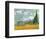 Wheatfield with Cypresses, 1889-Vincent van Gogh-Framed Premium Giclee Print