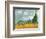 Wheatfield with Cypresses, 1889-Vincent van Gogh-Framed Premium Giclee Print