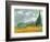 Wheatfield with Cypresses, 1889-Vincent van Gogh-Framed Premium Giclee Print