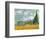 Wheatfield with Cypresses, 1889-Vincent van Gogh-Framed Premium Giclee Print