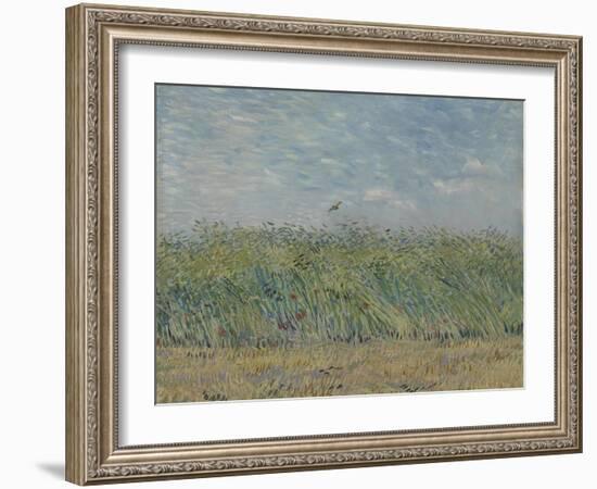 Wheatfield with Partridge, 1887-Vincent van Gogh-Framed Giclee Print