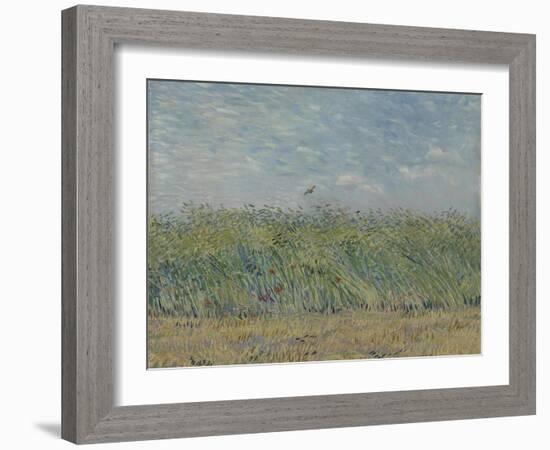 Wheatfield with Partridge, 1887-Vincent van Gogh-Framed Giclee Print