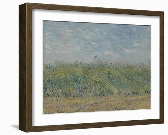 Wheatfield with Partridge, 1887-Vincent van Gogh-Framed Giclee Print