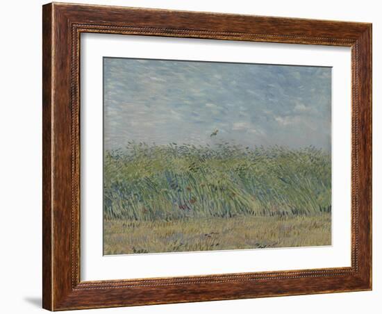 Wheatfield with Partridge, 1887-Vincent van Gogh-Framed Giclee Print