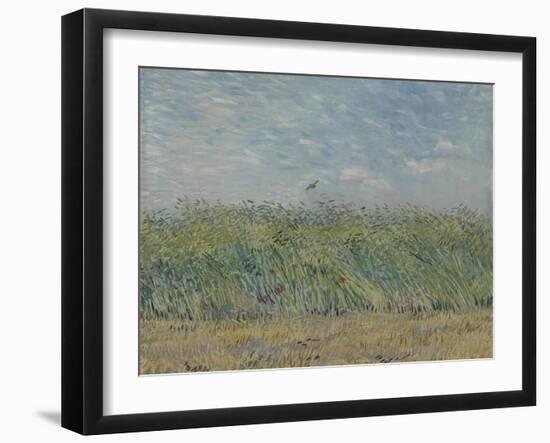 Wheatfield with Partridge, 1887-Vincent van Gogh-Framed Giclee Print
