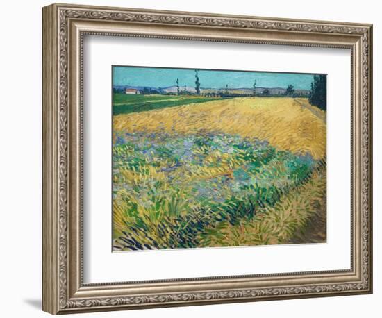 Wheatfield-Vincent van Gogh-Framed Giclee Print
