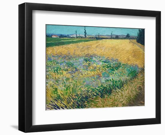 Wheatfield-Vincent van Gogh-Framed Giclee Print