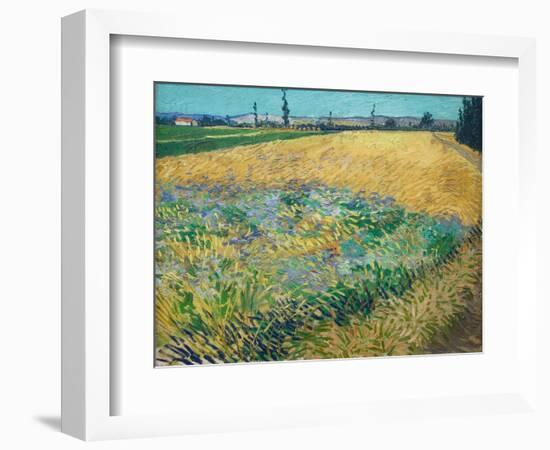 Wheatfield-Vincent van Gogh-Framed Giclee Print