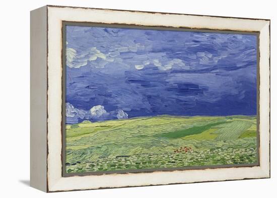 Wheatfields under Thunderclouds, 1890-Vincent van Gogh-Framed Premier Image Canvas