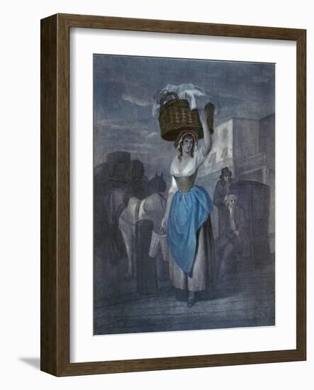 Wheatley's Cries of London-Francis Wheatley-Framed Giclee Print