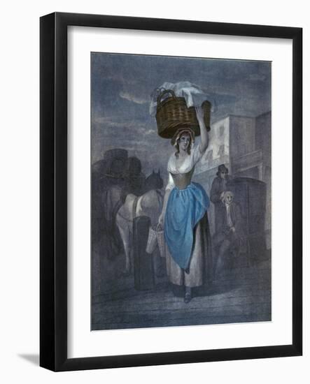 Wheatley's Cries of London-Francis Wheatley-Framed Giclee Print