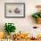 Wheatstacks, Snow Effect, Morning (Meules, Effet de Neige, Le Matin)-Claude Monet-Framed Art Print displayed on a wall
