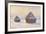 Wheatstacks, Snow Effect, Morning (Meules, Effet de Neige, Le Matin)-Claude Monet-Framed Art Print