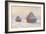 Wheatstaks, Snow Effect, Morning, 1891-Claude Monet-Framed Giclee Print