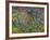 Wheel Gate and Fence with Blue Bonnets, Indian Paint Brush and Phlox, Near Devine, Texas, USA-Darrell Gulin-Framed Photographic Print