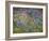 Wheel Gate and Fence with Blue Bonnets, Indian Paint Brush and Phlox, Near Devine, Texas, USA-Darrell Gulin-Framed Photographic Print