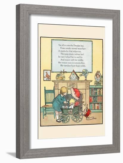 Wheel Her-Eugene Field-Framed Art Print