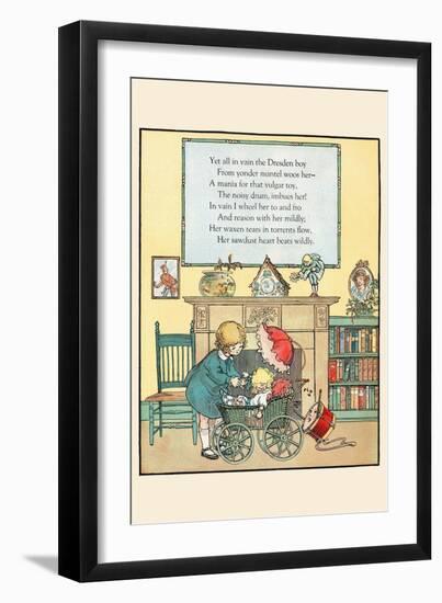 Wheel Her-Eugene Field-Framed Art Print