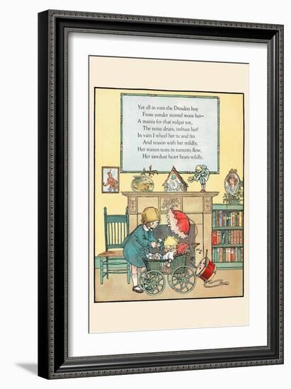 Wheel Her-Eugene Field-Framed Art Print