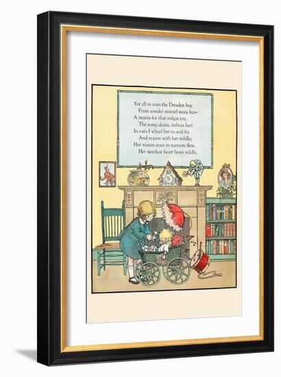 Wheel Her-Eugene Field-Framed Art Print