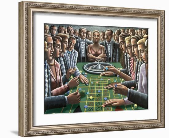 Wheel of Fortune, 1991-PJ Crook-Framed Giclee Print