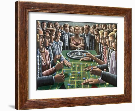 Wheel of Fortune, 1991-PJ Crook-Framed Giclee Print