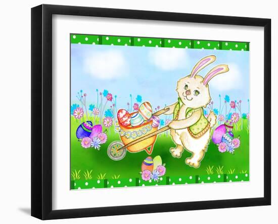 Wheelbarrow-Valarie Wade-Framed Giclee Print