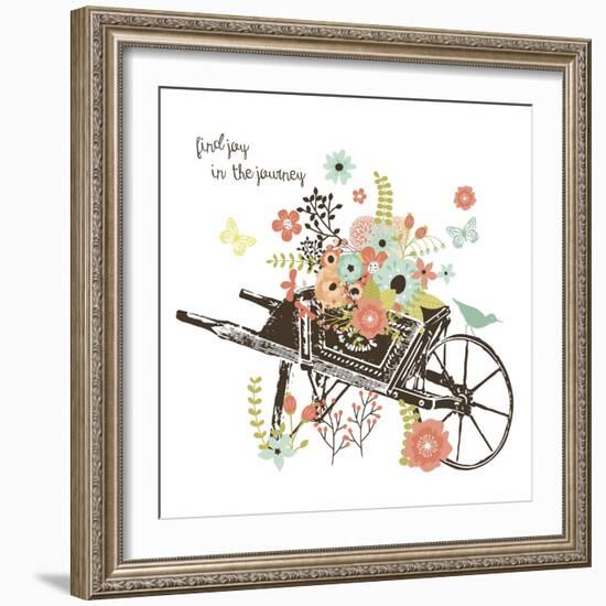 Wheelbarrow-Erin Clark-Framed Giclee Print