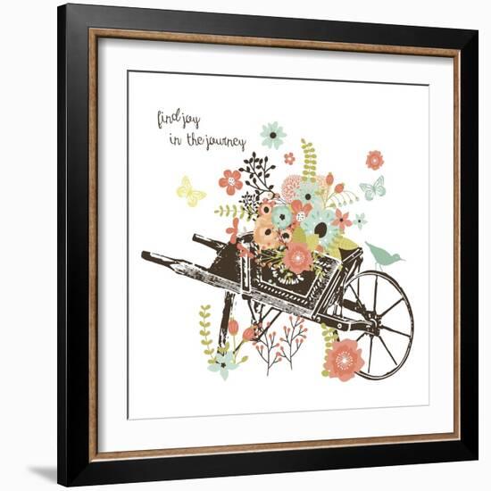 Wheelbarrow-Erin Clark-Framed Giclee Print