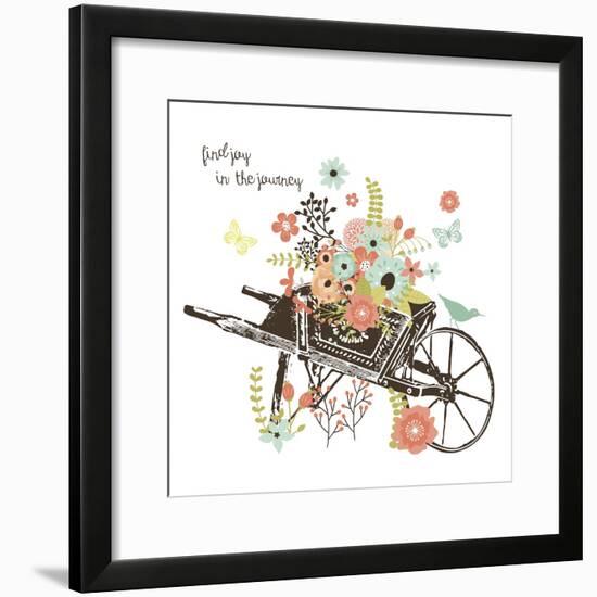 Wheelbarrow-Erin Clark-Framed Giclee Print