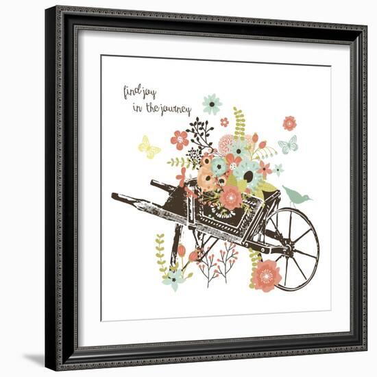 Wheelbarrow-Erin Clark-Framed Giclee Print